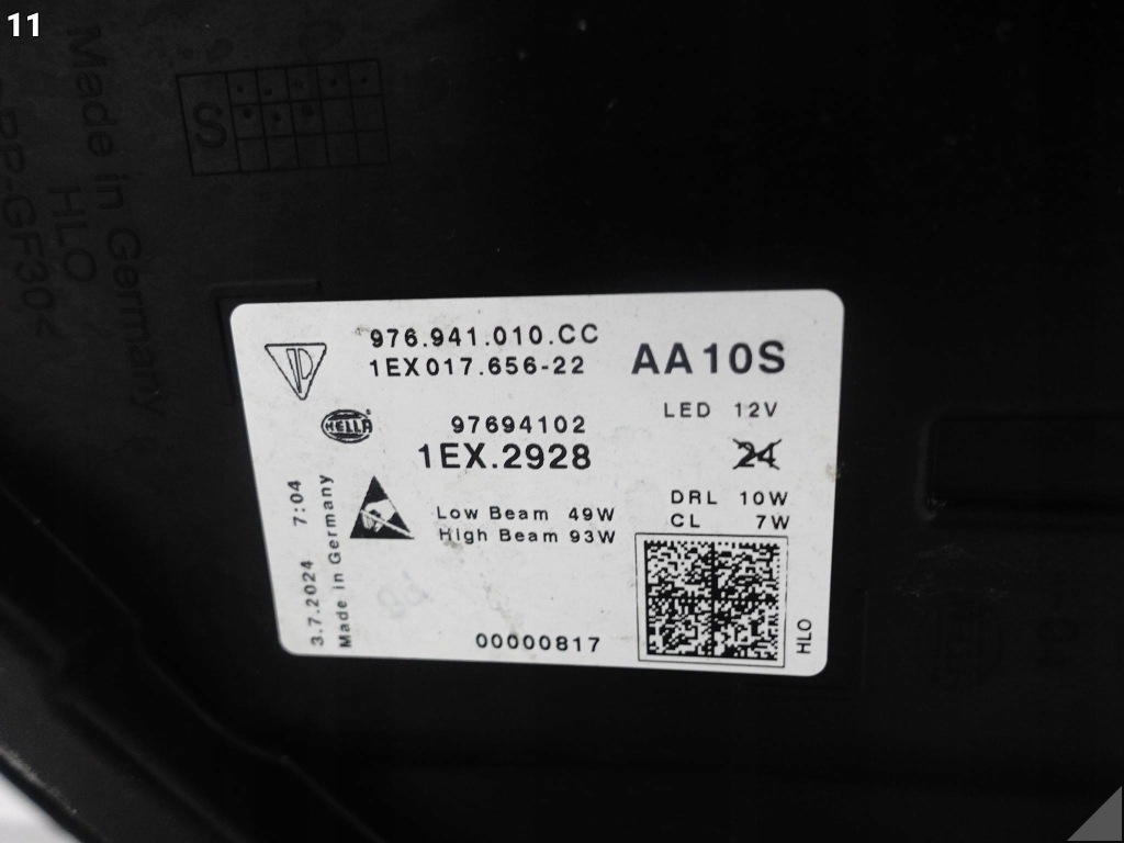 Porsche panamera 3 3 g3 972 976 23- фара full led правый  перед европа Оригинал