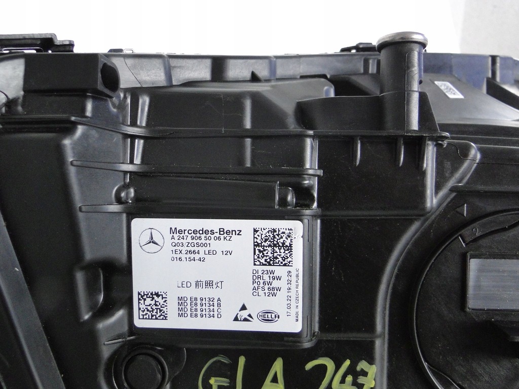 фото №12, Mercedes gla 247 лампа перед правая multibeam h247