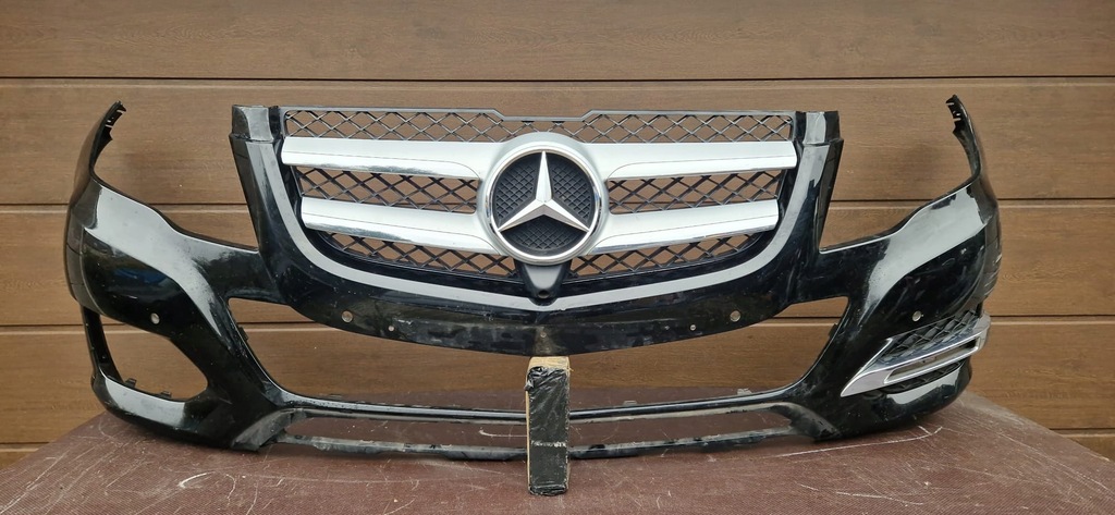 фото №1, Mercedes glk w204 lift 12- бампер перед передній решітка радіатора