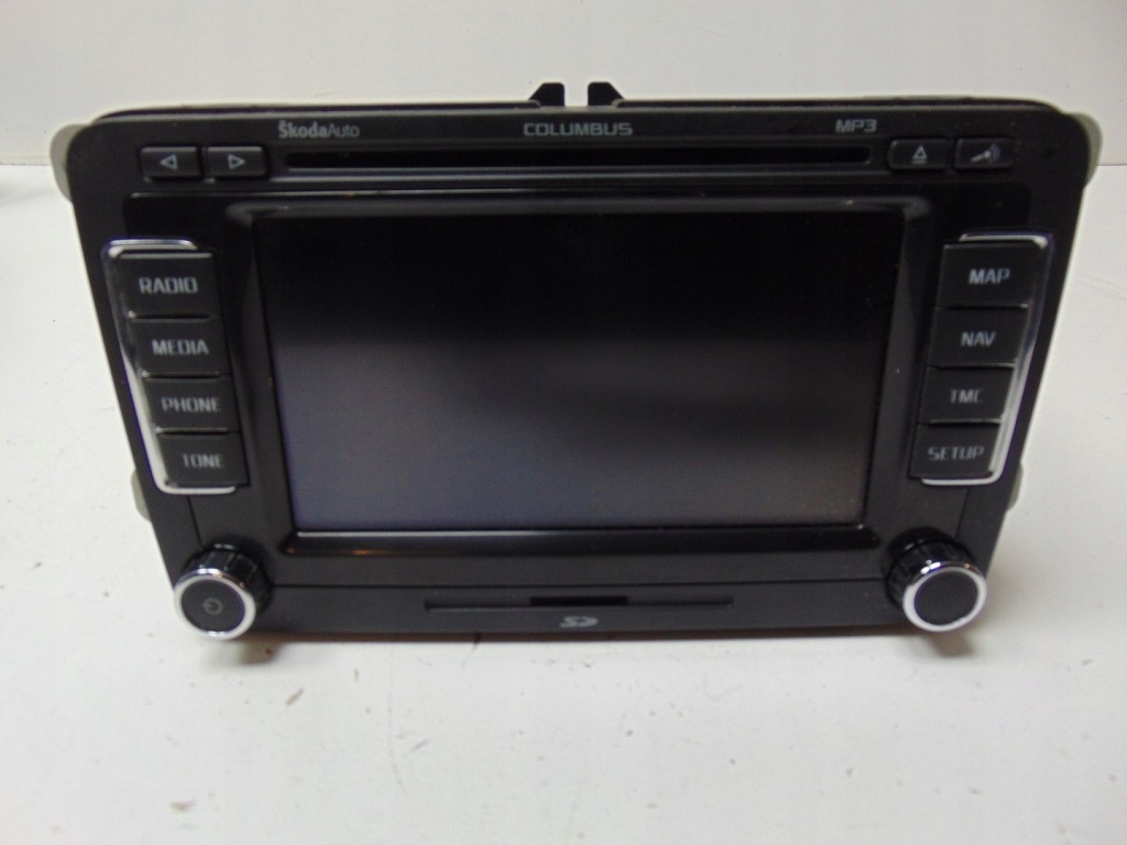 фото №1, Радио заводской skoda octavia ii lift 3t0035680a