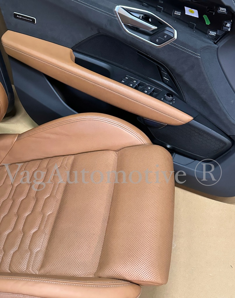 фото №8, Сиденья audi etron gt rs массаж вентиляция exclusive кожаный обшивки eu