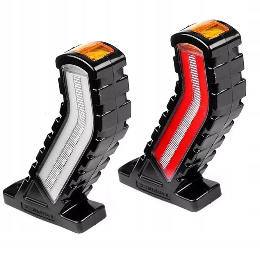 фото №6, Лампа габаритная led 12-24v задняя перед ip68 динамический поворотник 2szt