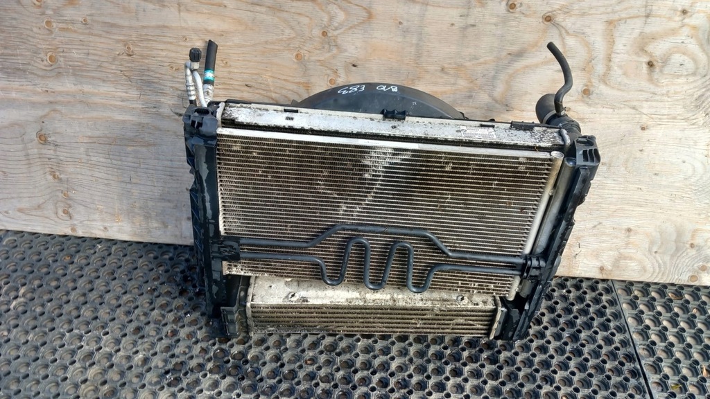 фото №6, Bmw x3 e83 2.0d радиатор вентилятор комплект