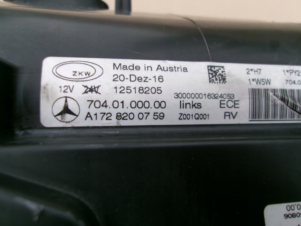 Лампа фара левый mercedes w172 slk 12-16 eu в Украине