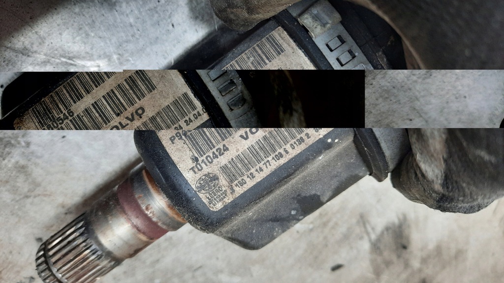 фото №4, Приводной вал левая 9480546 volvo s60 v70 ii 2.4b автоматическая коробка передач