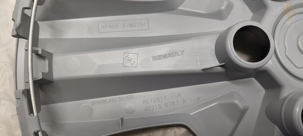 фото №8, Колпаки strukturalne 17" cali 403158787r renault nowe