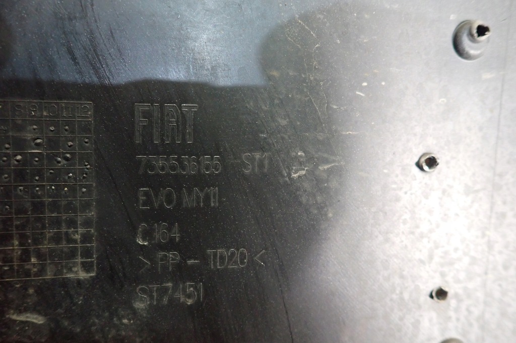 фото №11, Fiat punto evo 2012 бампер задняя 735536155 оригинал