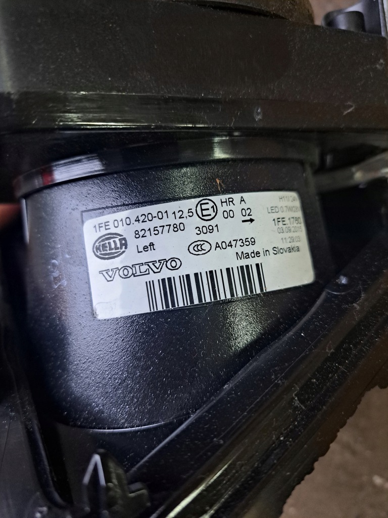 фото №4, Протитуманна фара лівий верхній volvo fh 4 glob