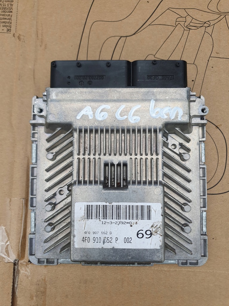 фото №9, Набір стартовий лічильник ключ бортовий комп'ютер audi a6 c6 05r 2,4b 4f0910552p