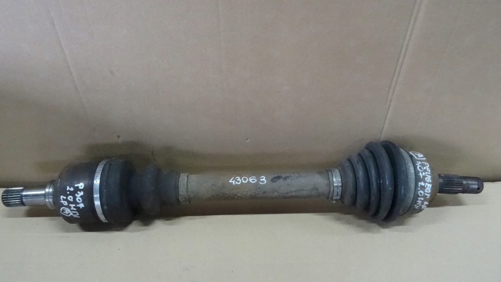 фото №4, Peugeot 307 sw 2.0hdi привідний вал лівий перед