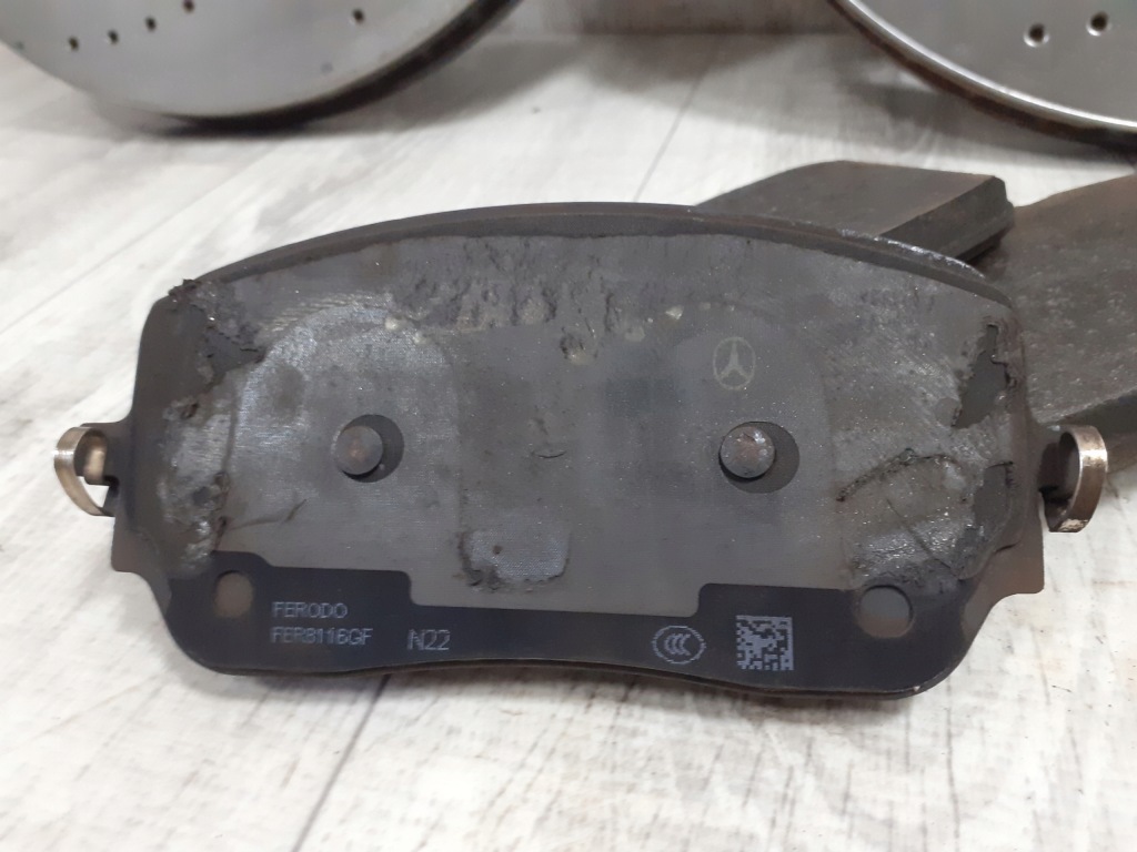 Mercedes gle gls a167 167 3.0 b тормозные диски 375mm тормозные колодки перед оригинал Цена