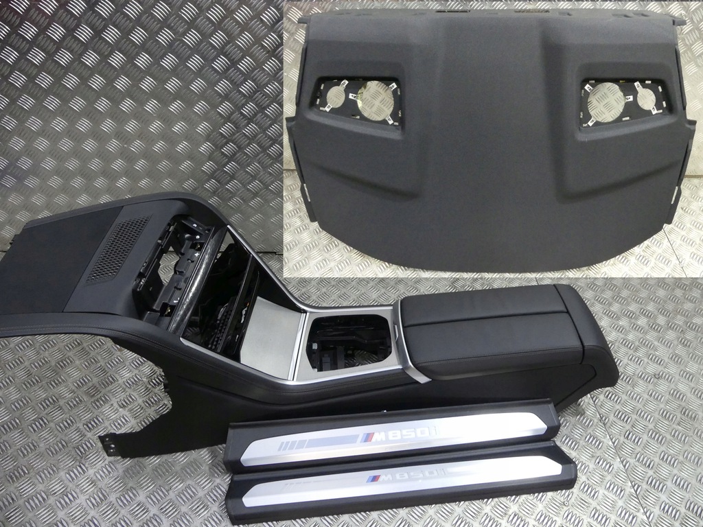 фото №6, Bmw 8 g15 sport обивка сиденья подогрев заднее сиденье туннель обшивки полка накладки