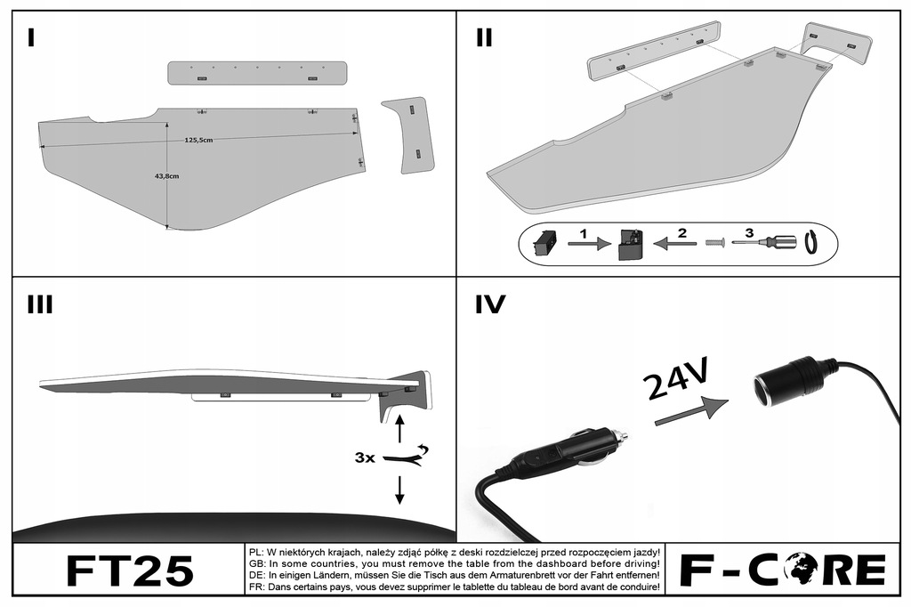 фото №7, Полиця tir renault t 14- подвійний панель приладів шкіра led