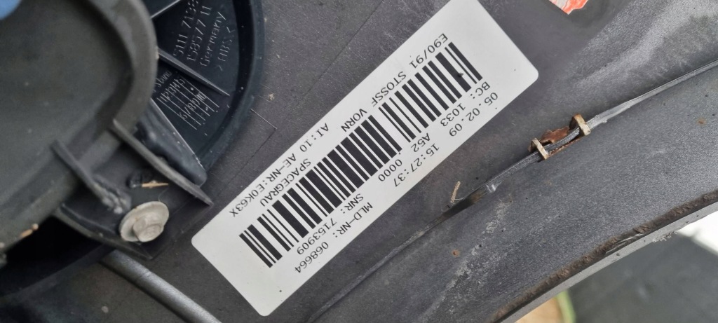 фото №13, Bmw 3 e90 e91 2008- бампер перед оригинал e089