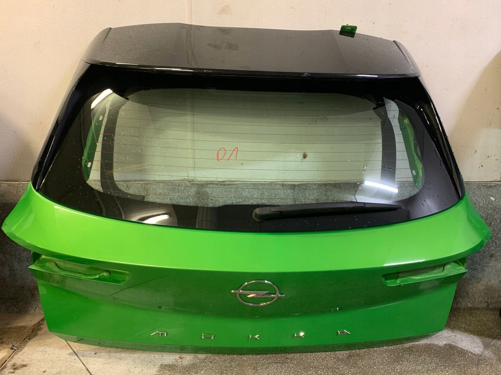 фото №1, Opel mokka ii b 23r крышка багажника багажника задняя белый