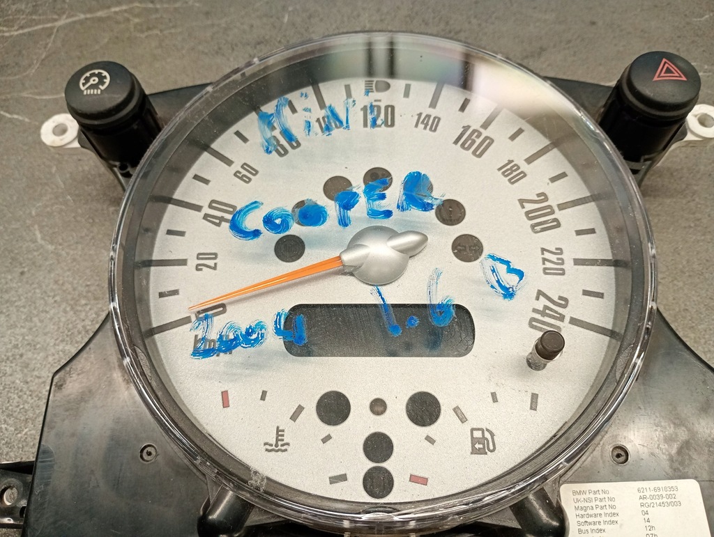 фото №2, 6918353 лічильник приладова панель mini cooper r50 r53 1.6b