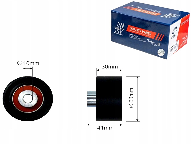 фото №1, Fast ft44087 ролик натягувача, ремінь розподільного валу