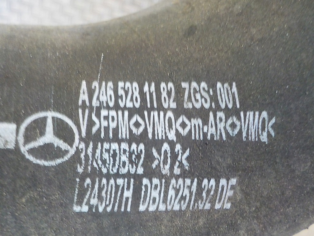 фото №4, Mercedes-benz оригінальний номер a2465281182 шланг повітря наддувний