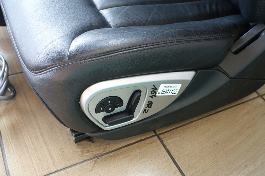 фото №9, Mercedes w164 ml оббивка сидіння сидіння шкіра підігрів надувний