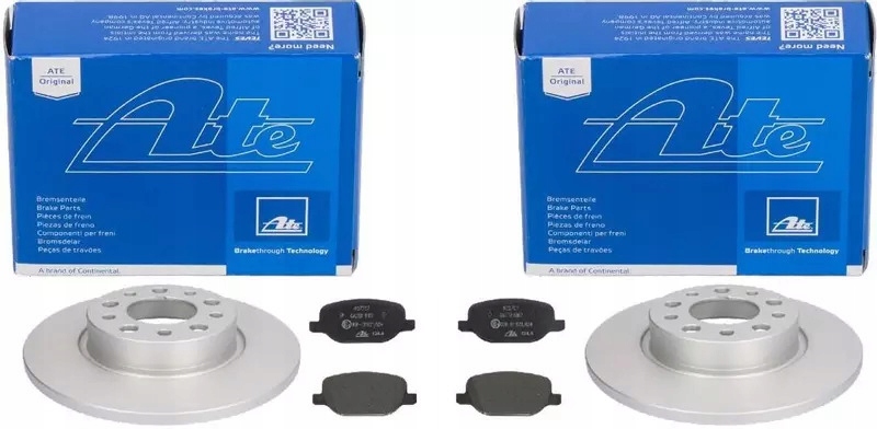 фото №1, Ate тормозные диски+ тормозные колодки задняя alfa romeo 159 brera 278mm