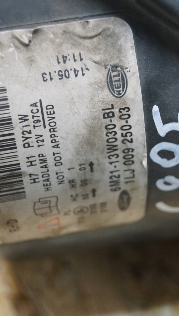 фото №12, Лампа левый перед ford s-max mk1 lift