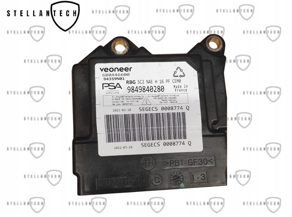 фото №1, Модуль подушок подушка безпеки veoneer оригінальний номер 9849840280