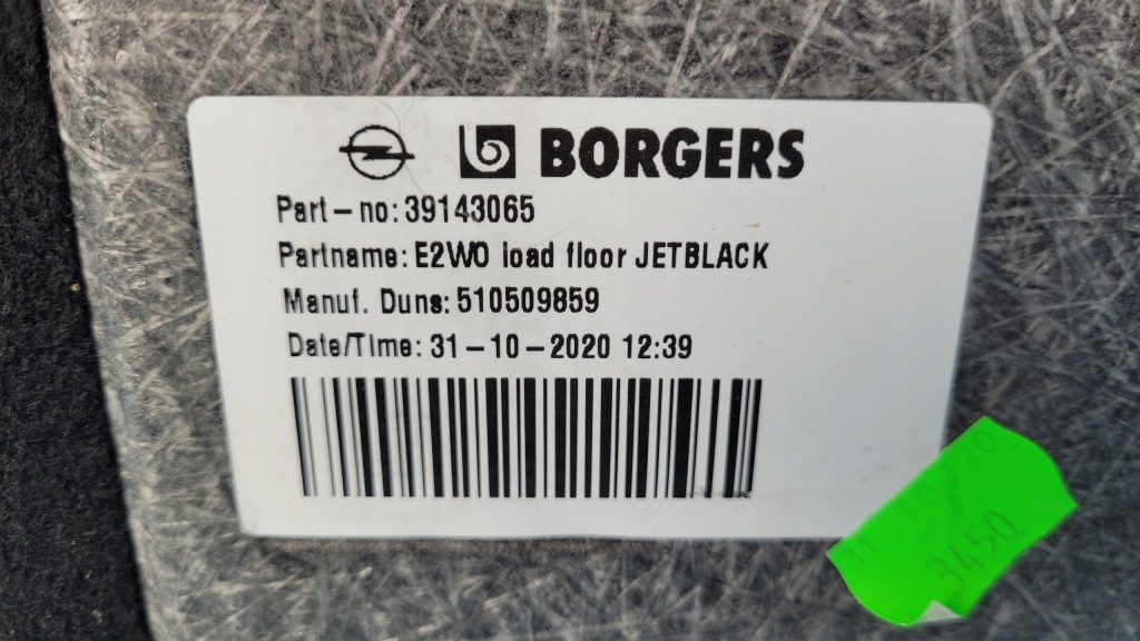 Opel insignia b gsi 21r обшивка пол багажника 39143065 Цена