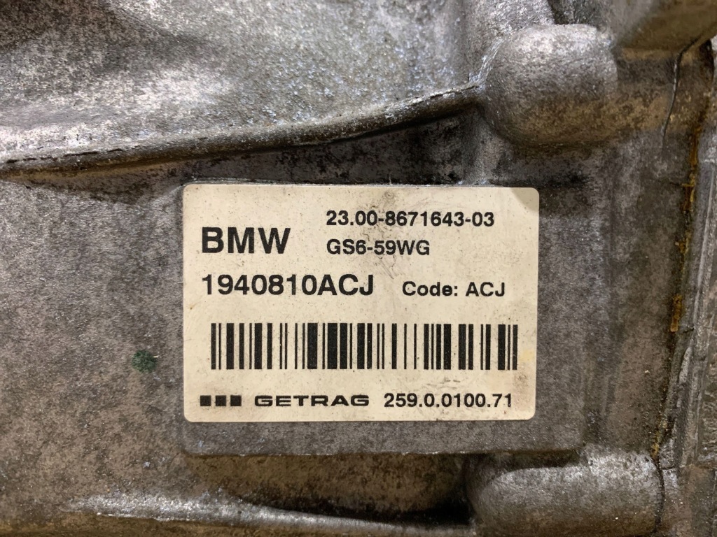 Bmw f45 f46 mini f55 f56 коробка передач передач механічна коробка передач 6b 8671643 35 tyś km Зі Шроту