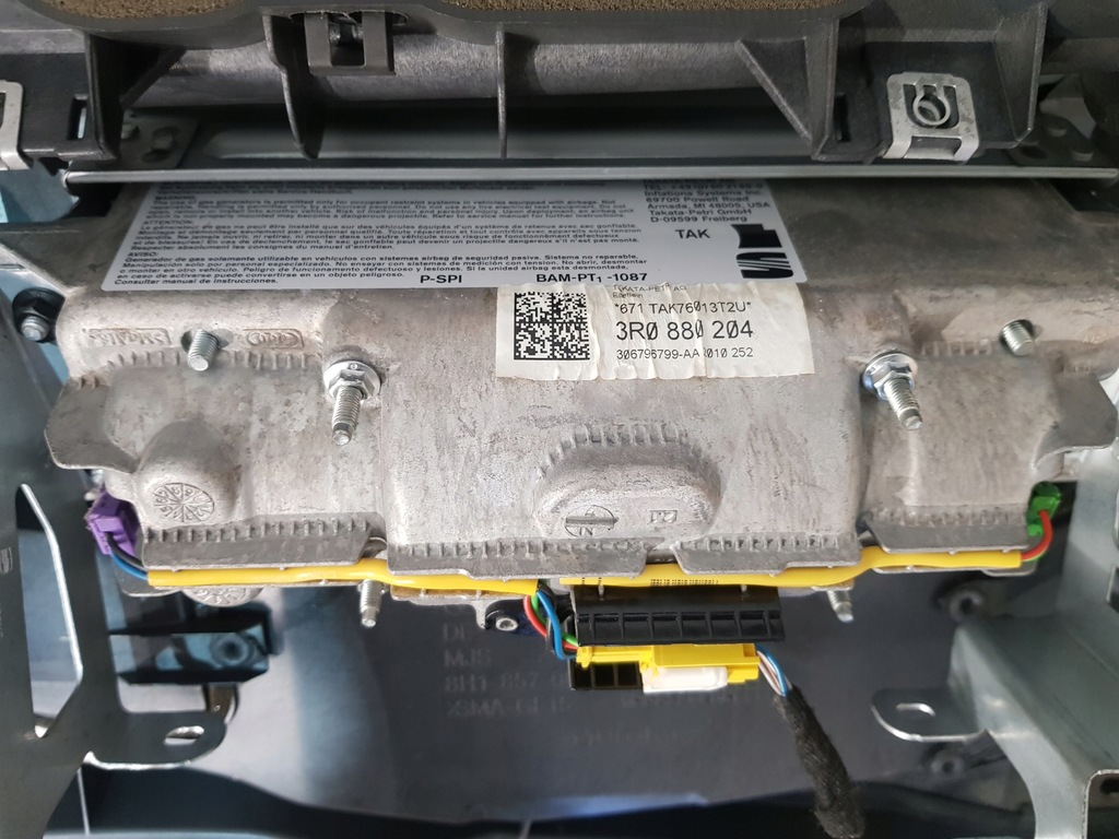 фото №8, Панель приладів приладова панель приладів подушка безпеки seat exeo eur 10r kpl