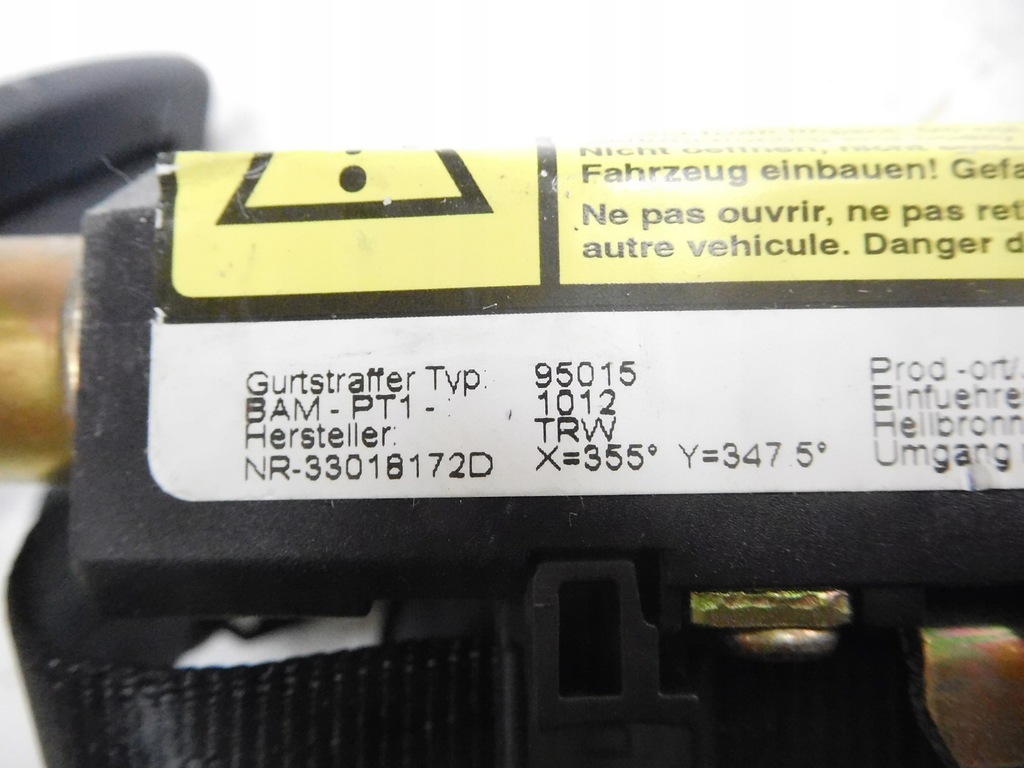 фото №6, Pas безпеки правий p palio 02-11 735290345