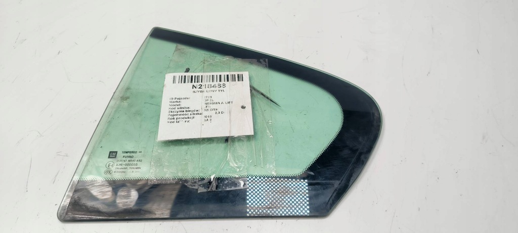 Купити Скло лівий задній 43r000055 opel insignia a рестайлінг