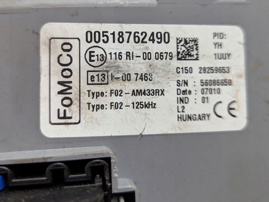 фото №7, Набор стартовый ford ka 2 2010 bc.0097129.c