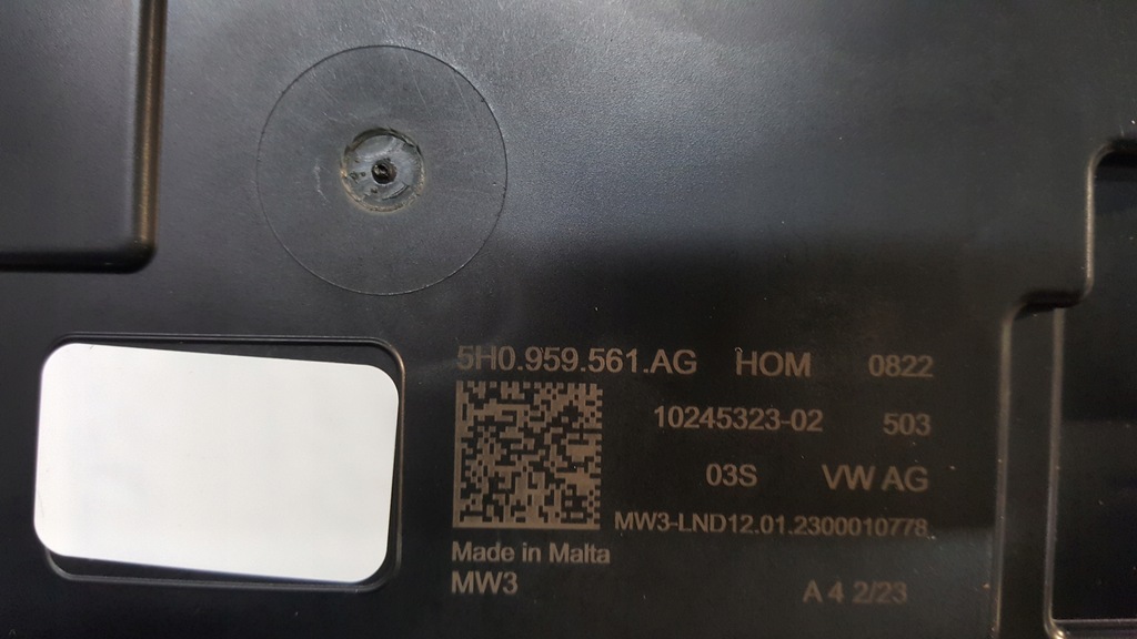 фото №12, Лампа стельовий led- vw golf viii 5h0959561ag демонтаж