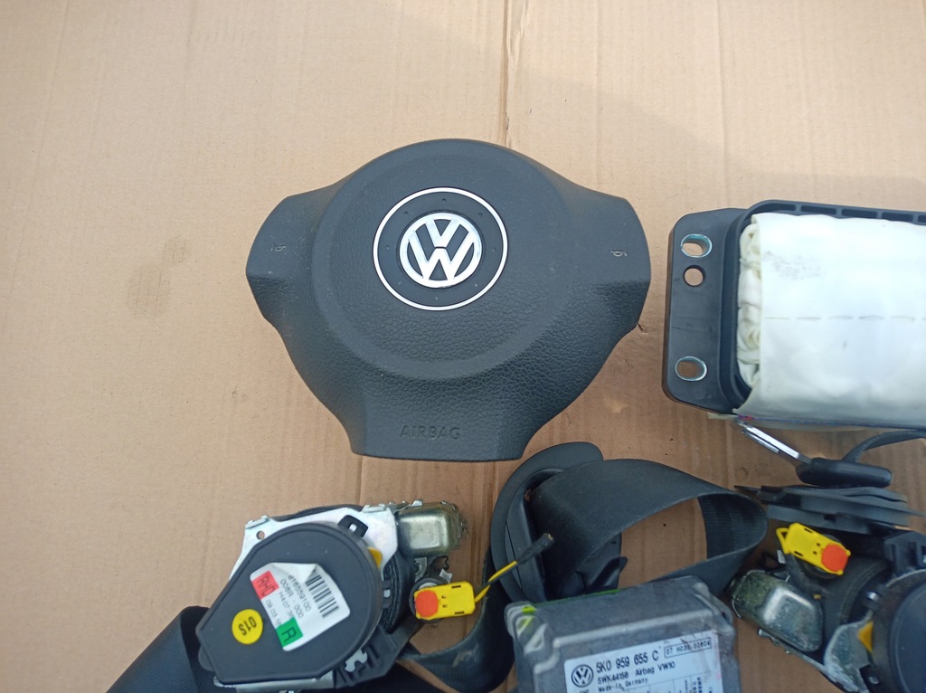 фото №7, Подушка безопасности подушка ремни vw golf vi plus 5k0880201d