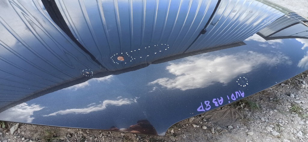 фото №11, Капот audi a3 8p малый решётка радиатора lz7l оригинал лак