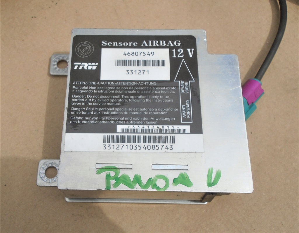 фото №2, Panda ii подушка подушка безопасности ремни датчик kompl.