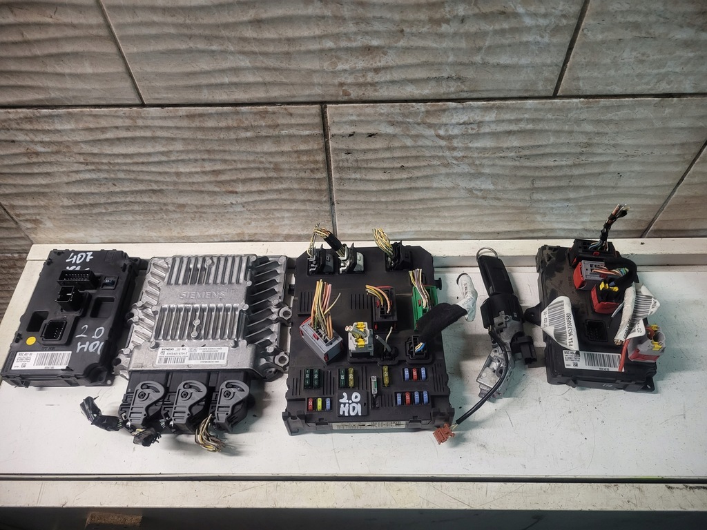 фото №1, Набор стартовый peugeot 407 2.0 hdi 136km rhr 9658345080