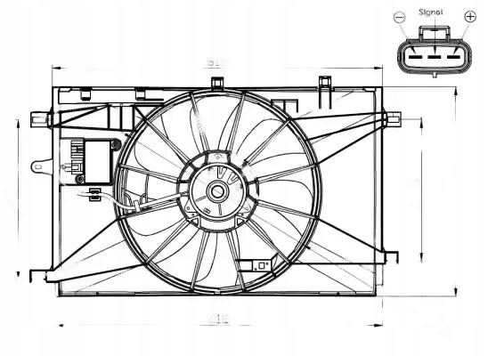 фото №1, Вентилятор радіатора 47937 nrf
