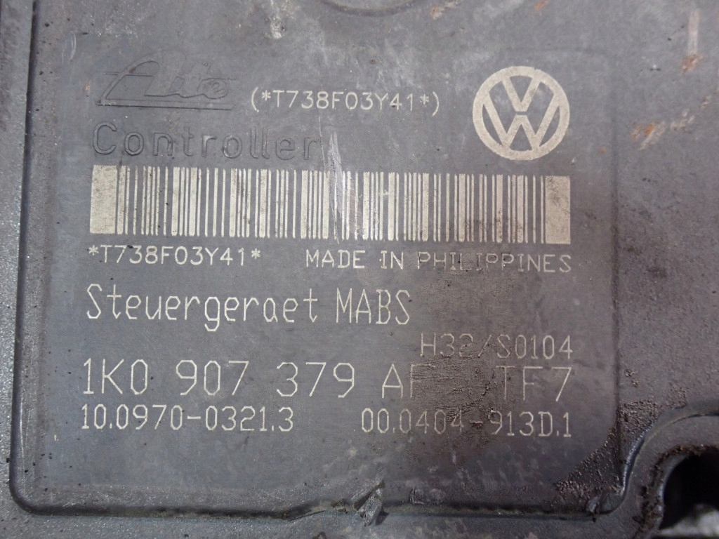 фото №6, Seat altea 04-09 1.6 насос abs тормозная 1k0907379af