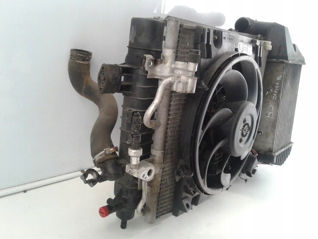 фото №8, Радіатор вентилятори комплект opel zafira 1,9 dti