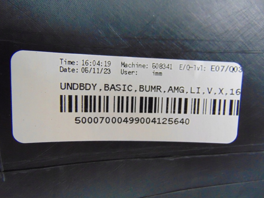 фото №16, Накладка спойлер бампера задняя mercedes w167 gle