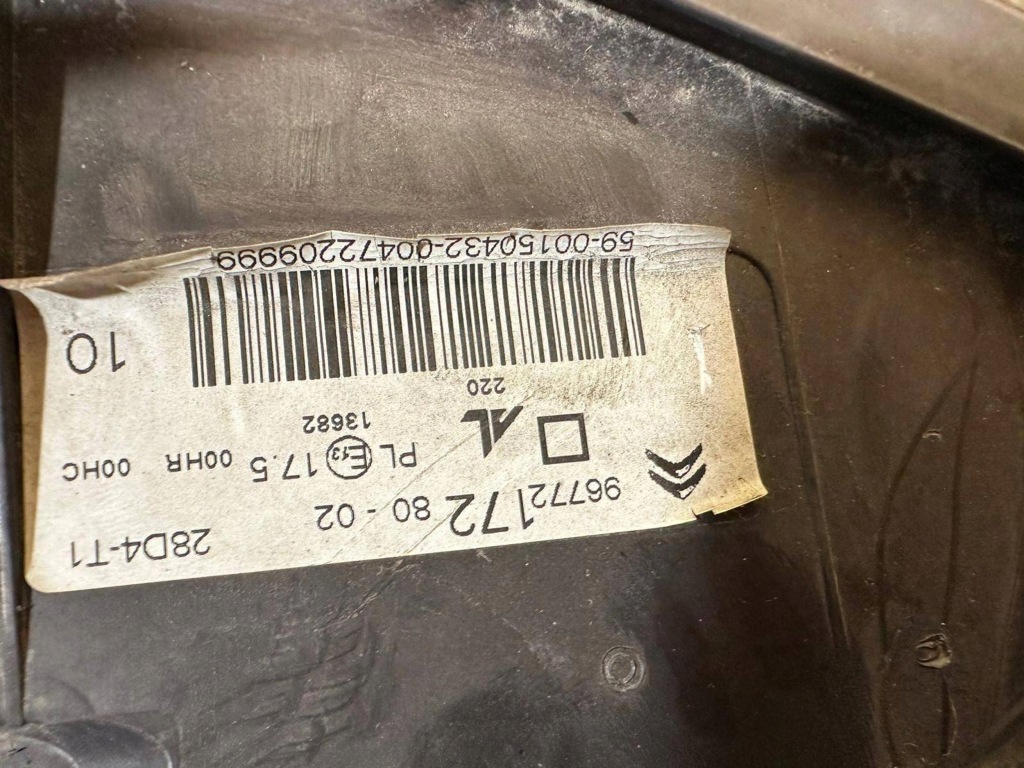 фото №10, Лампа citroen c4 picasso ii правый перед europa 9677217280-02