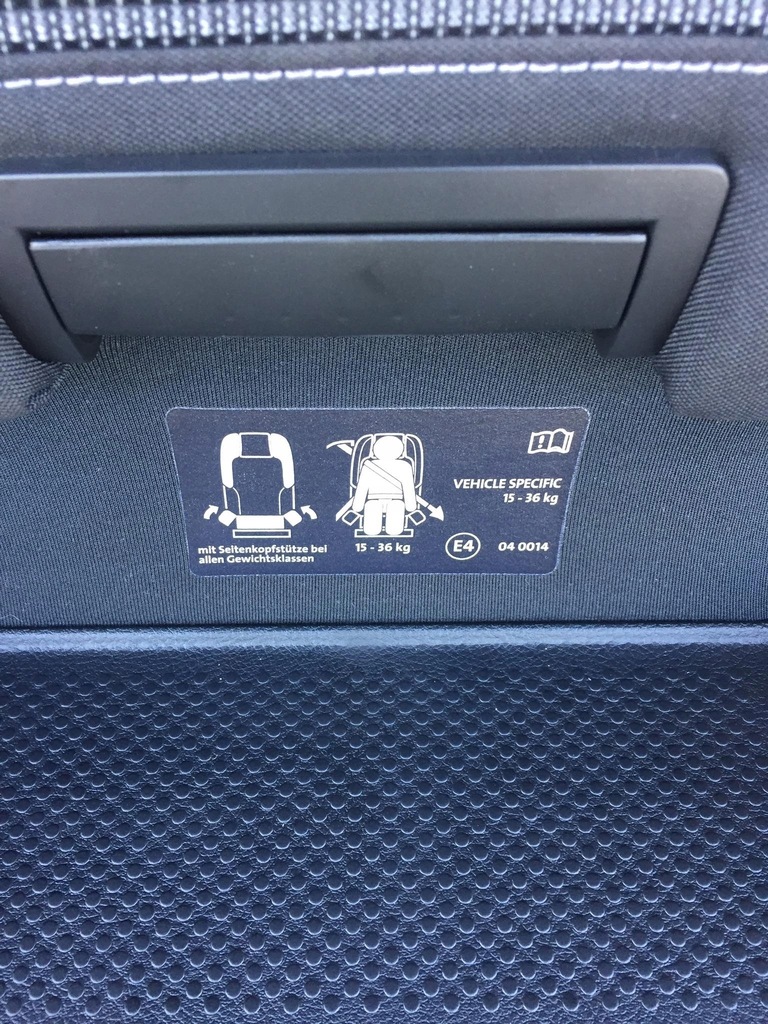 фото №16, Vw sharan 7n0 сиденье детское кресло dla ребенка подголовник