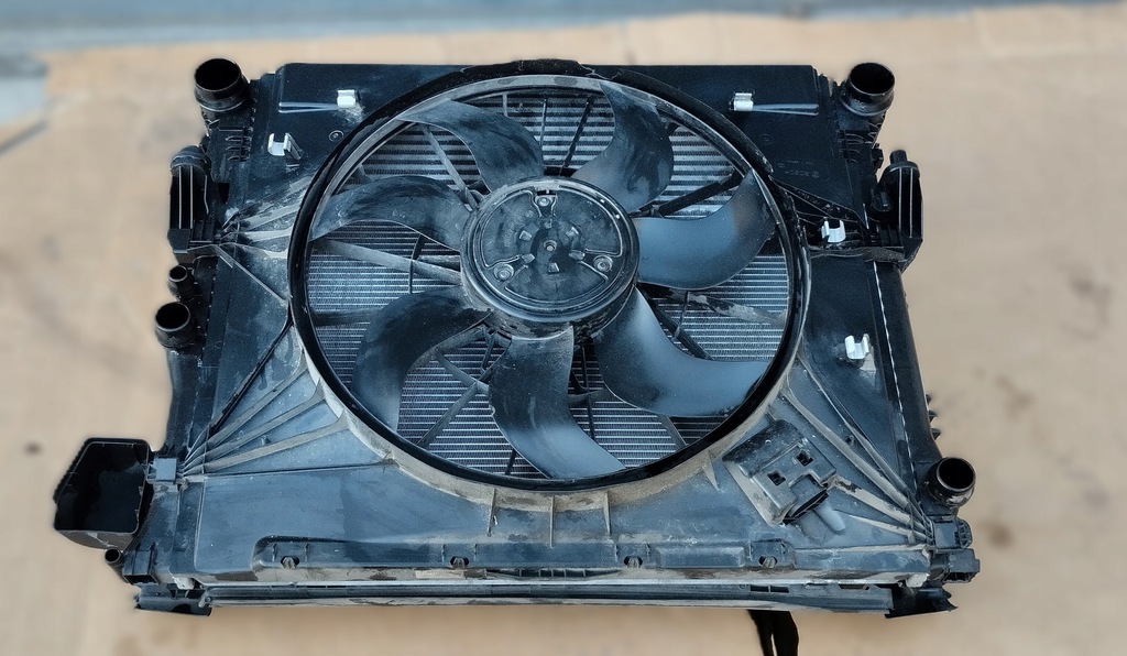 фото №5, Радіатор комплект радіатор mercedes vito w447 2.2 cdi автоматична коробка передач вентилятор