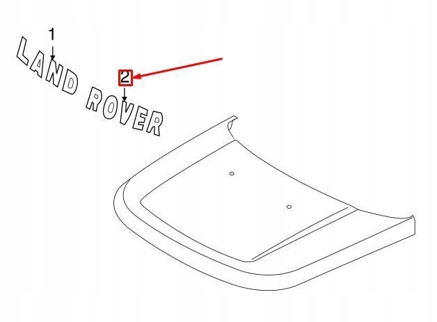 фото №2, Эмблема na kapotę land rover freelander lr2