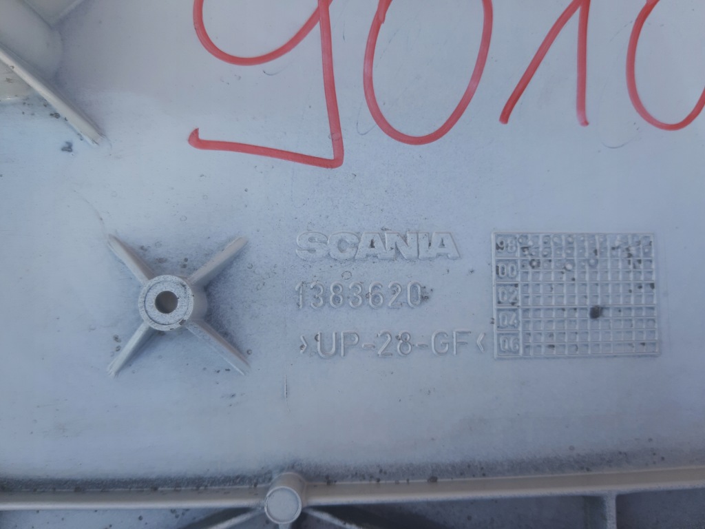 фото №8, Scania 4 решітка радіатора решітка радіатора верхній капот 1383620