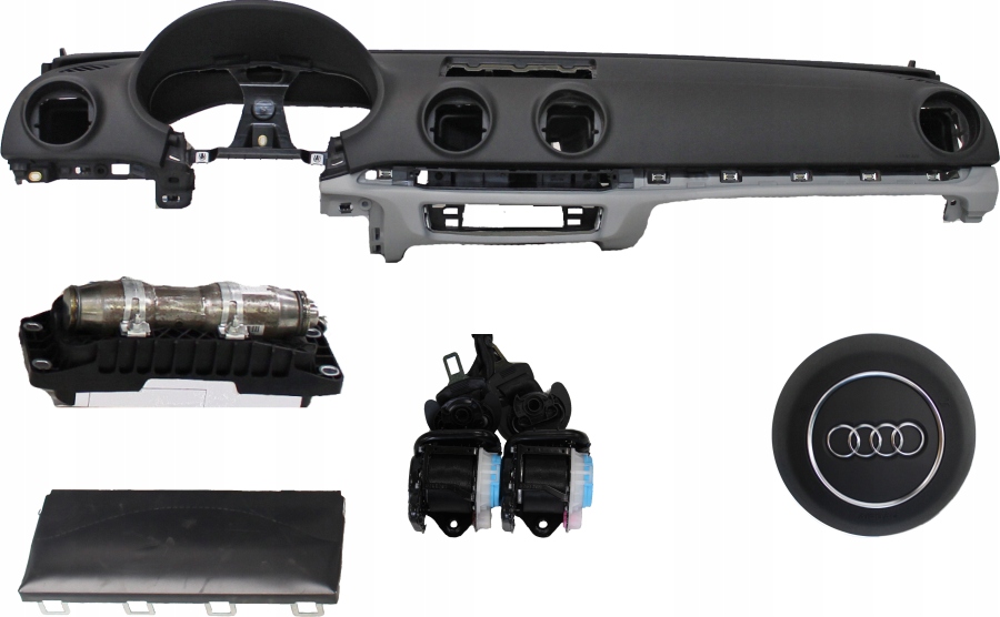 фото №5, Приборная панель консоль подушка безопасности ремни audi a3 8v