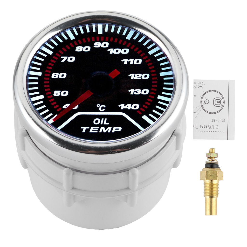 фото №10, Індикатор температури оливи 52mm addco + датчик