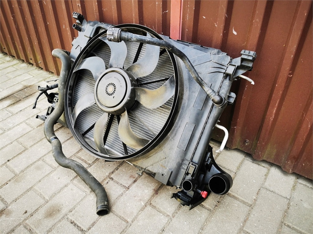 фото №7, Mercedes a-klasa w176 2.2 cdi радіатор комплект радіатор демонтаж