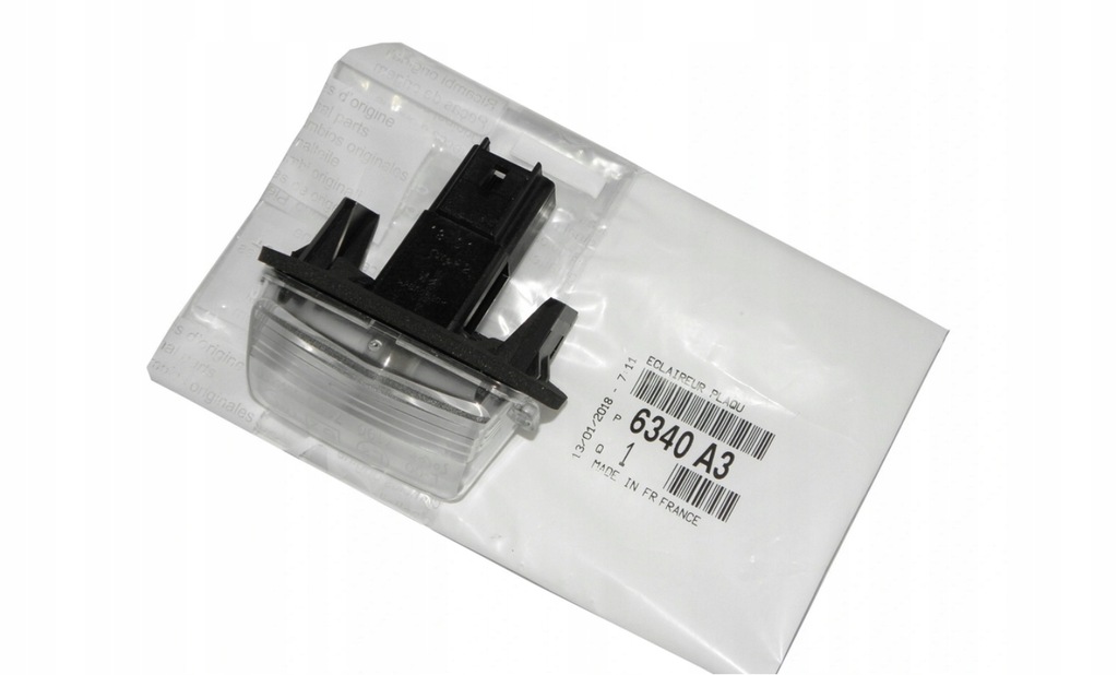 фото №1, Освещение лампа номерного знака citroen peugeot задняя oem